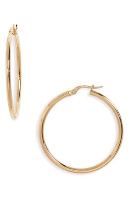 Roberto Coin 35mm Gold Hoop Earrings in Yellow