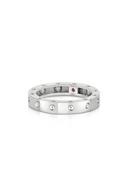 Roberto Coin Pois Moi Band Ring in White Gold