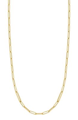 Roberto Coin Thick Paper Clip Chain Necklace in Yg