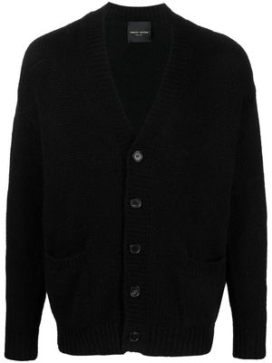 Roberto Collina buttoned alpaca-wool blend cardigan - Black
