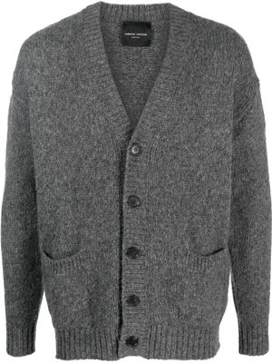 Roberto Collina buttoned alpaca-wool blend jumper - Grey