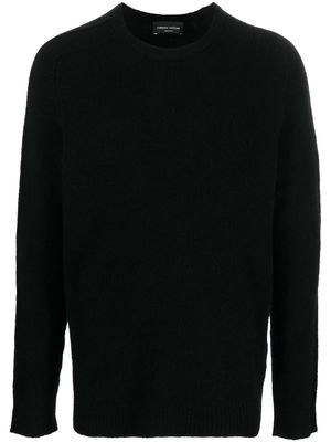 Roberto Collina cashmere long-sleeve jumper - Black