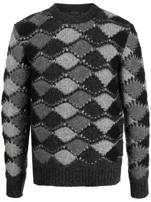 Roberto Collina chunky-knit long-sleeve jumper - Grey