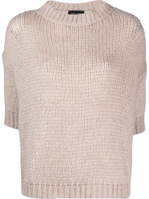 Roberto Collina chunky knitted sweater - Neutrals