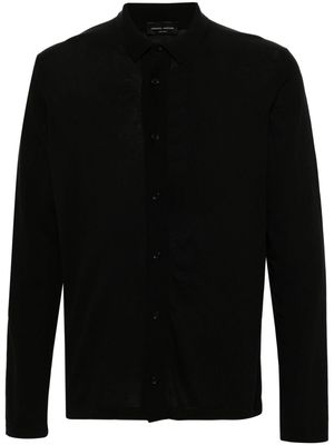 Roberto Collina classic-collar cotton shirt - Black