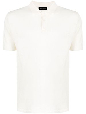 Roberto Collina classic linen T-shirt - Neutrals