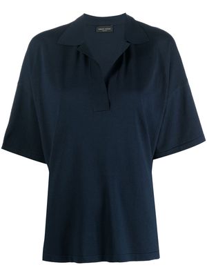 Roberto Collina collared polo T-shirt - Blue