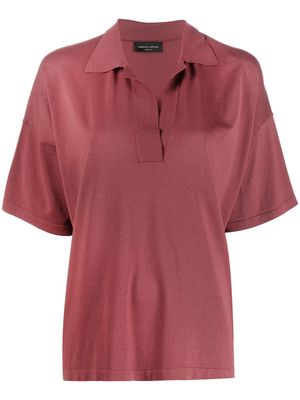Roberto Collina collared polo T-shirt - Pink