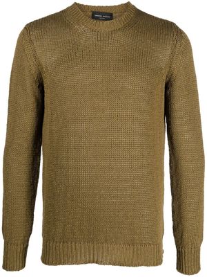 Roberto Collina cotton-blend knitted jumper - Green