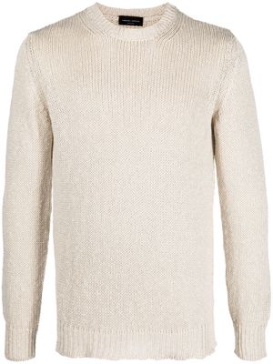 Roberto Collina cotton-blend knitted jumper - Neutrals