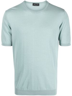 Roberto Collina cotton knitted T-shirt - Green