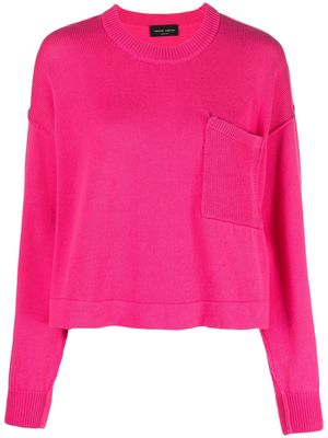 Roberto Collina crew-neck knitted jumper - Pink