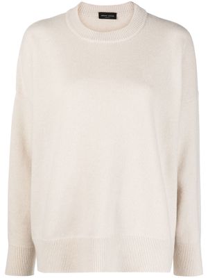 Roberto Collina crew-neck merino wool jumper - Neutrals