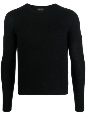 Roberto Collina crew-neck pullover jumper - Black
