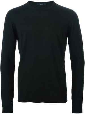 Roberto Collina crew neck sweater - Black