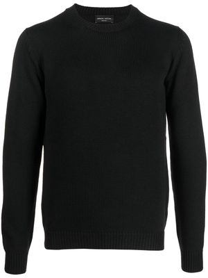 Roberto Collina crew neck wool jumper - Black