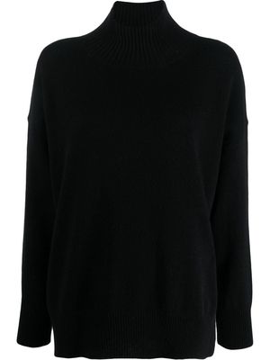 Roberto Collina fine-knit roll-neck jumper - Black