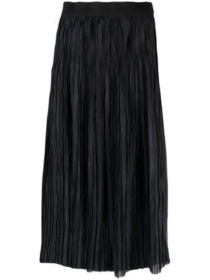 Roberto Collina fully-pleated skirt - Black