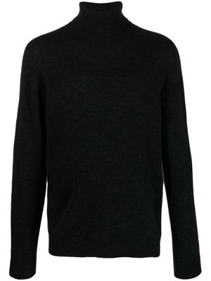 Roberto Collina high-neck long-sleeved jumper - Black
