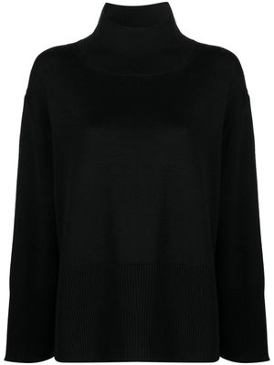 Roberto Collina high-neck merino-wool jumper - Black