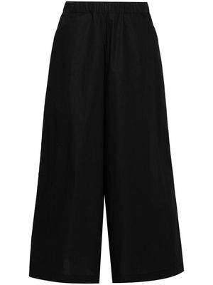 Roberto Collina high-waist palazzo trousers - Black