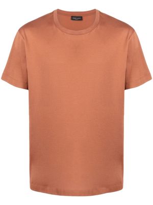 Roberto Collina jersey-knit cotton T-Shirt - Brown