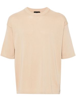 Roberto Collina knitted cotton T-shirt - Neutrals