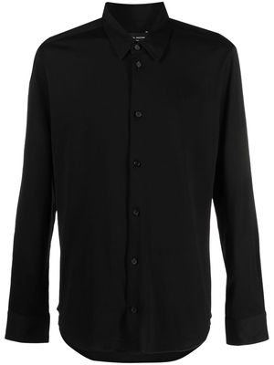 Roberto Collina long-sleeve cotton shirt - Black