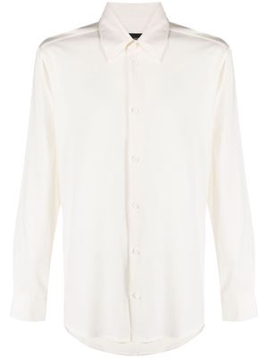 Roberto Collina long-sleeve cotton shirt - Neutrals