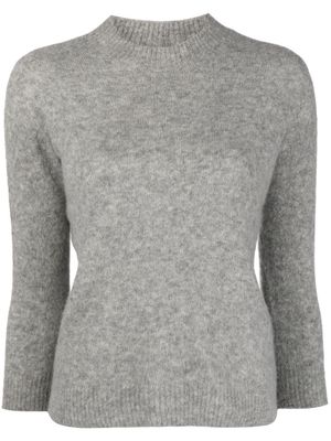 Roberto Collina long-sleeve knitted jumper - Grey