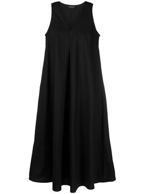 Roberto Collina midi A-line dress - Black