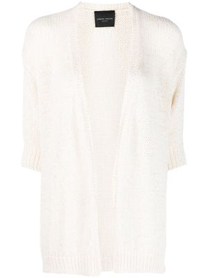 Roberto Collina open-front knit cardigan - Neutrals