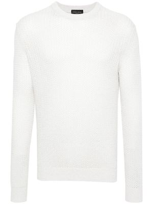 Roberto Collina open-knit jumper - Grey