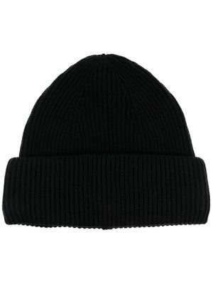 Roberto Collina rib-knit beanie hat - Black