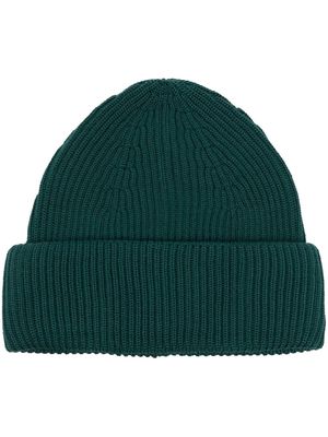 Roberto Collina rib-knit beanie hat - Green