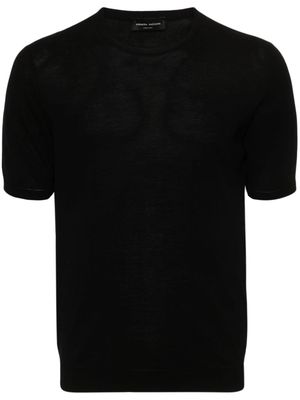 Roberto Collina ribbed cotton T-shirt - Black