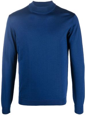 Roberto Collina ribbed-knit merino jumper - Blue