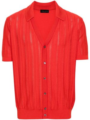 Roberto Collina ribbed-knit shirt - Orange