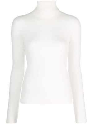 Roberto Collina roll-neck knitted jumper - White