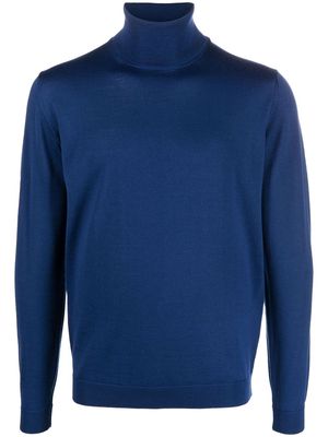Roberto Collina roll neck knitted sweater - Blue