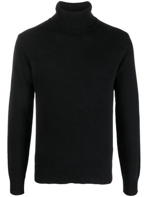 Roberto Collina roll-neck merino wool jumper - Black