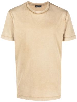 Roberto Collina round neck cotton T-shirt - Neutrals