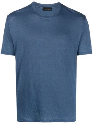 Roberto Collina round-neck T-shirt - Blue