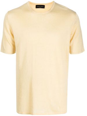 Roberto Collina round-neck T-shirt - Yellow