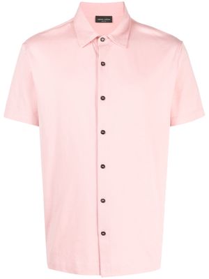 Roberto Collina short-sleeve cotton shirt - Pink
