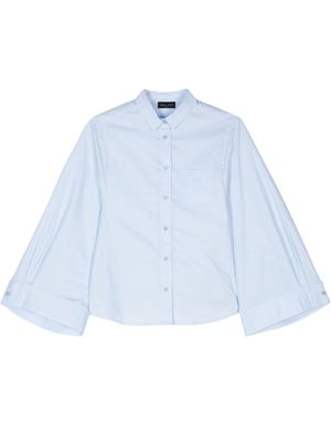 Roberto Collina wide-sleeve cotton shirt - Blue