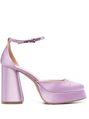 Roberto Festa 105mm block heel pumps - Purple