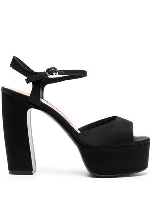 Roberto Festa 120mm leather open-toe sandals - Black