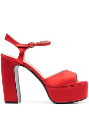 Roberto Festa 120mm open-toe sandals - Red