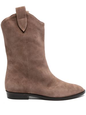 Roberto Festa 25mm suede ankle boots - Brown